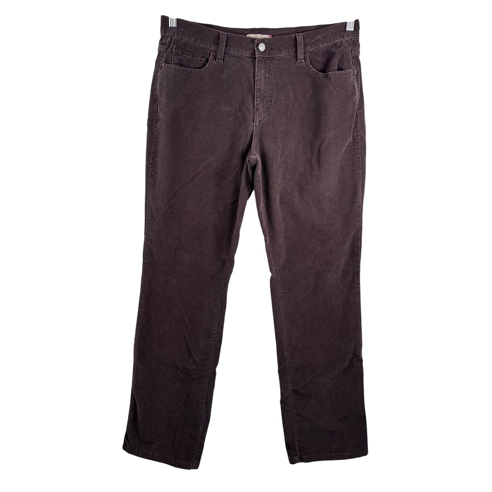 VTG Levi's 505 Corduroy Pants sz 14 Brown Straight Leg Stretch 90s preppy